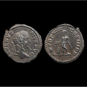 Septimius Severus Denarius “sacrificing Genius” — Certificate Of Authenticity