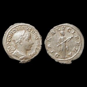Denier De Gordian III “diana Lvcifera” — Certificate Of Authenticity