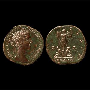 Rare Triumphal Sestertius Of Commodus — Certificate Of Authenticity