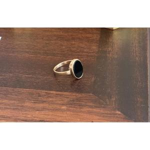 Secret Ring In 18k 750 Thousandths Yellow Gold With An Ornate Tray