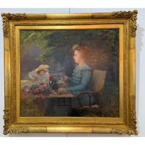 Painting By Albert Cresswell (1879-1936)