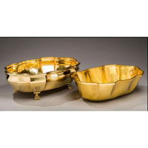 Vermeil Centerpiece, Gilded Sterling Silver