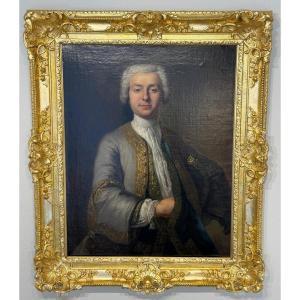 Portrait Of A Gentleman Circa 1730, Entourage Of Louis Tocqué
