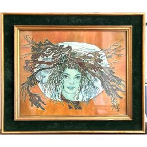 Mixed Technique, The Ondines, By Génia Minache 