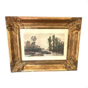 Print, La Jouane In Mayenne, Signed By Tancred Abraham