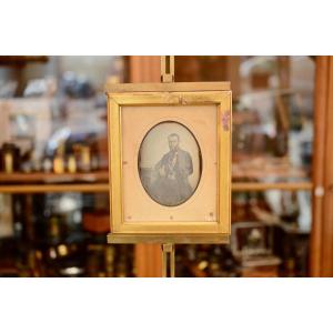 Daguerreotype Of A Man Posing Circa 1850