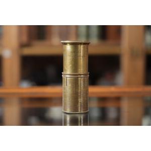 6.3 Cm Striated Brass Opera Spyglass