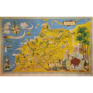 Original Air France Morocco Poster