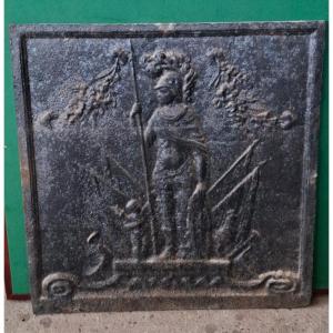 Fireplace Plaque "mars Between Cupid And Alectryon"