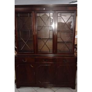 English Mahogany Bookcase