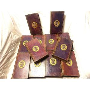 "letters From Madame De Sévigné" Rare Edition In 12 Vol. In 8, Cipher Of The Henri IV College. 1818