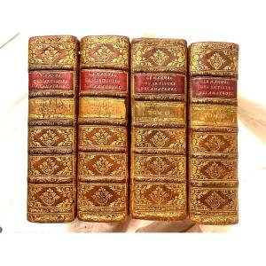 "the Manual Of Artists And Amateurs" In 4 Large Vol. In 12, In Paris 1770.