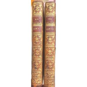 2 Beautiful Volumes In 8: "travel In Sicily And To Malta", Translated By M. Brydone, By M. Demeunier.