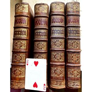 4 Vol. In4, From The Library Of The Duke Of Noailles "history Of The Old Testament And The Jews
