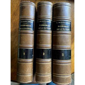 3 Vol In 12 Harmony Of Nature Bernardin De Saint Pierre  . Paris 1815
