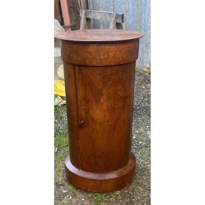 Sober And Elegant Somno In Mahogany Veneer, Solid Top, First Empire Period, 19th Century Top
