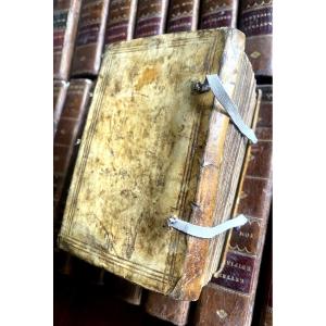 Rare Copy, Vellum From 1609 "the Theater Of The World Representing VII Ample Speeches. Cologne