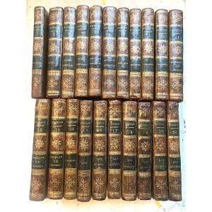 A Fine Complete Set Of Florian's Works In 21 Volumes, 16mo. Published In Paris, Year VII, By A Private Illustrated Edition.