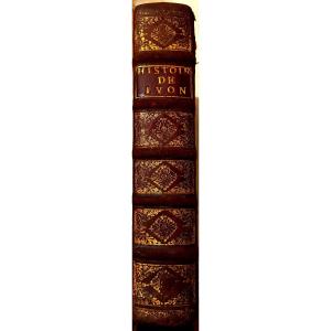  Rare: "literary History Of The City Of Lyon", With A Library Of Authors, Lyon, 1728