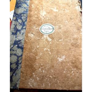 Documents From The 1774 Trial, Paris, Ruault  Beaumarchais", Hardcover Marbled Spine