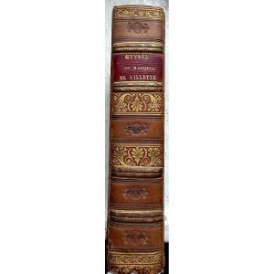 Works Of The "marquis De Villette" 1788 Vol. 8vo, The Finest Edition Where Aerostation Is Discussed