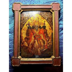 Beautiful 17th Century Greek Icon: