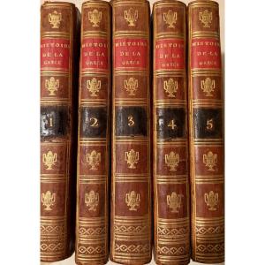 Fine Copy In 5 Volumes In. 8 . Histoire Des Sciences De La Grèce An VII