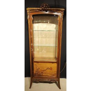 Louis Majorelle - Showcase With Clematis