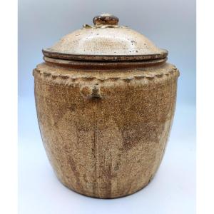 Vietnam - Tan-hoa Jar In Enameled Stoneware From The Ly Dynasty Period