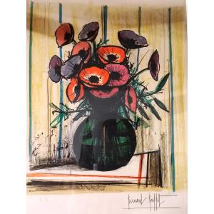 Bernard Buffet (1928-1999) Lithograph The Anemones - Artist's Proof