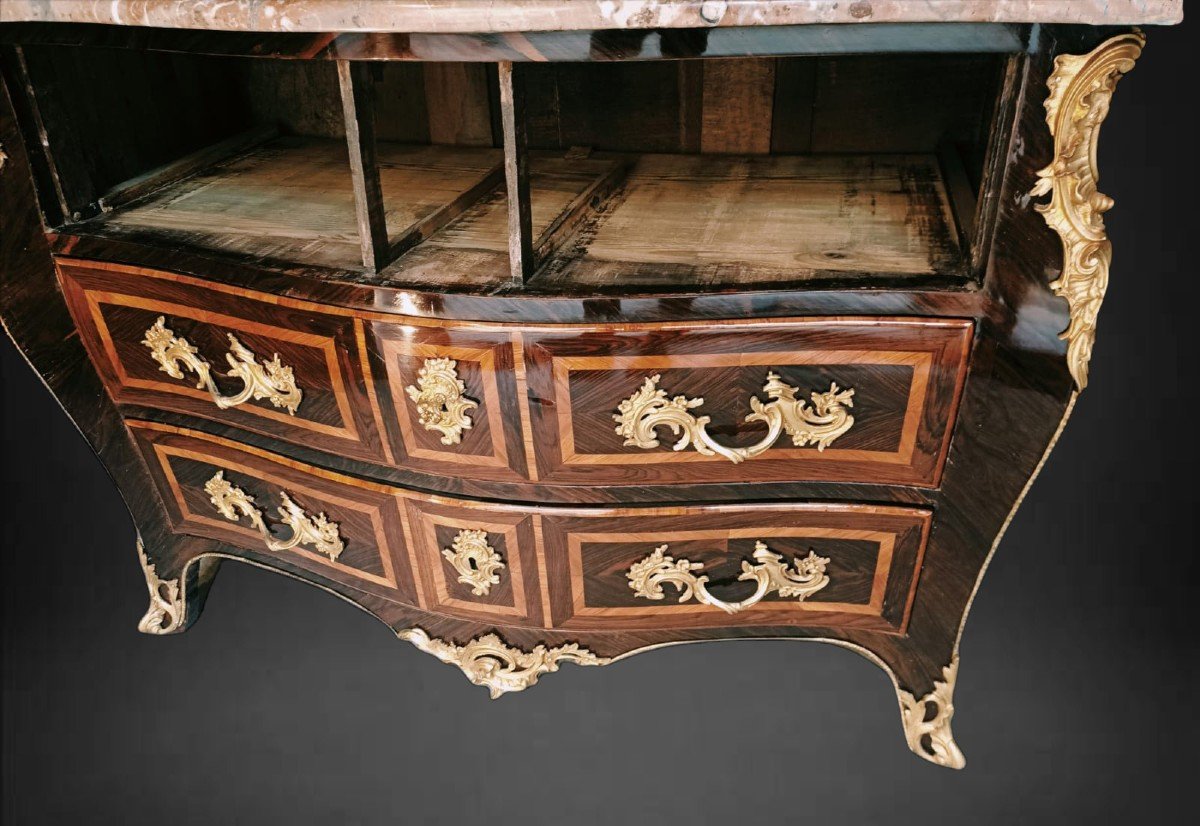 Cassettone, periodo Luigi XV, Francia XVIII secolo-photo-1