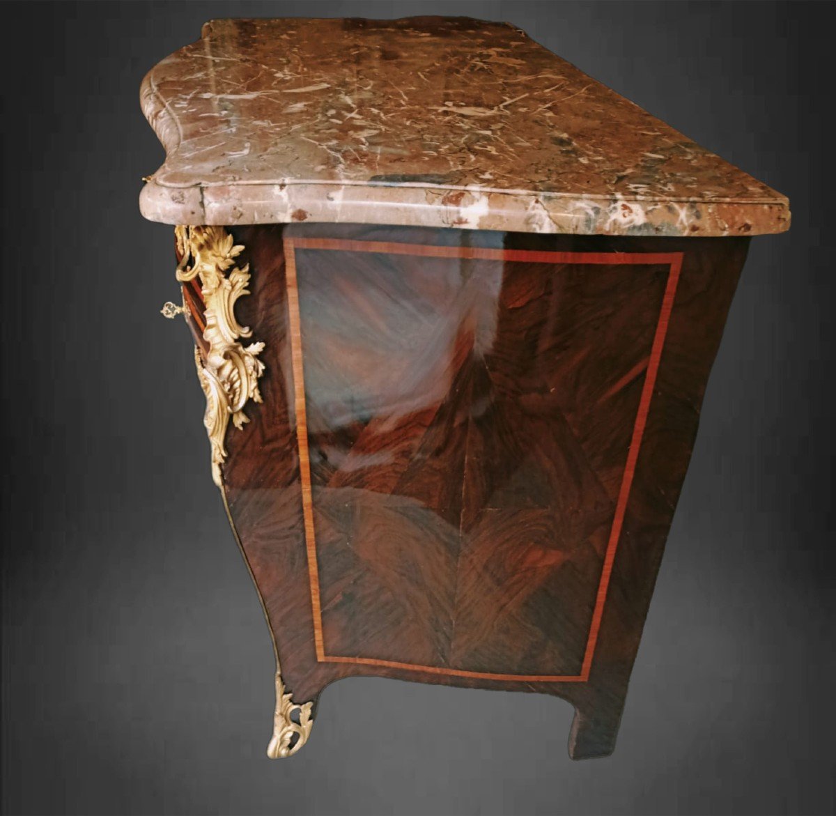 Cassettone, periodo Luigi XV, Francia XVIII secolo-photo-2