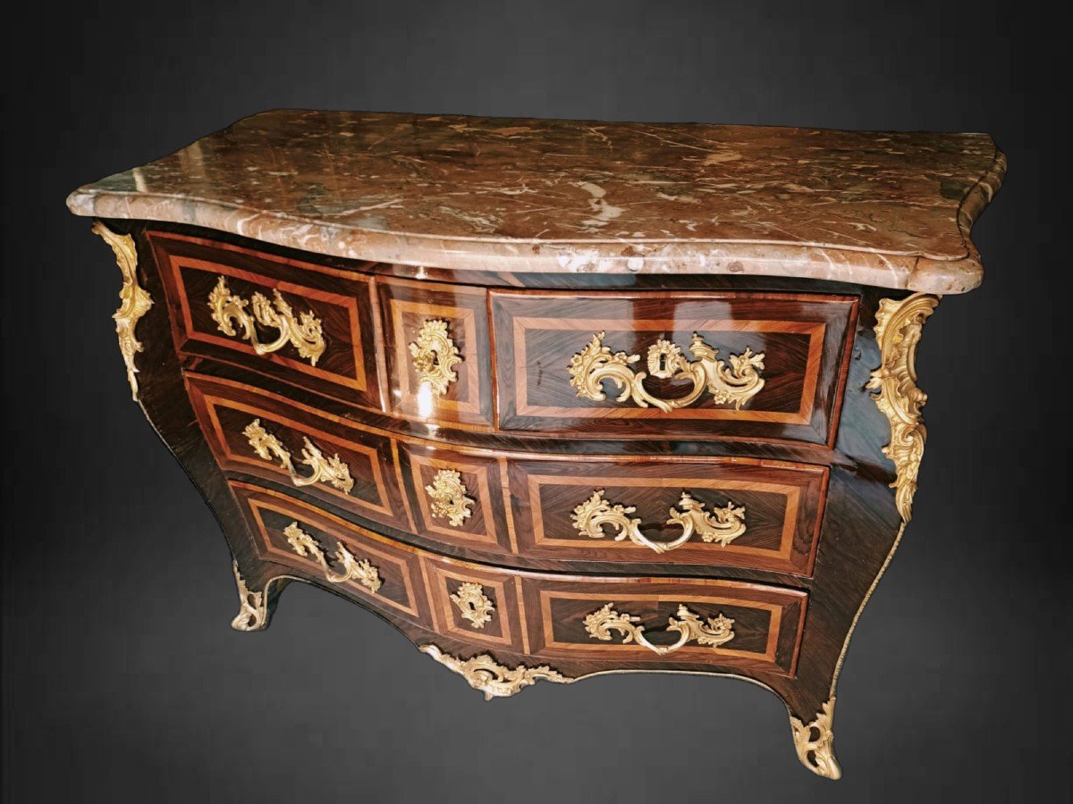 Cassettone, periodo Luigi XV, Francia XVIII secolo-photo-4