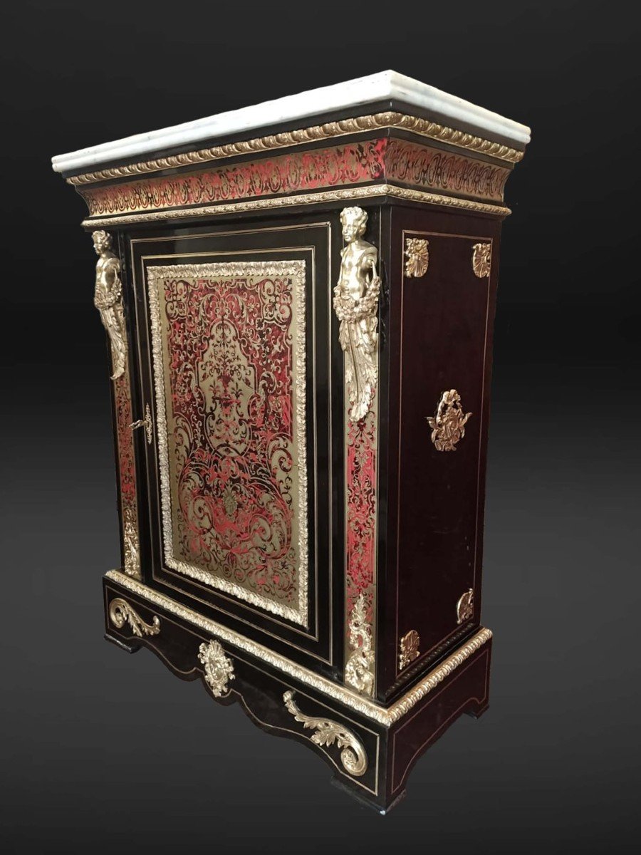 Coppia credenze Boulle Napoleone III-photo-1