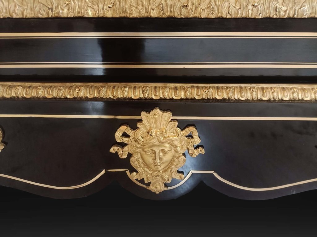Coppia credenze Boulle Napoleone III-photo-6