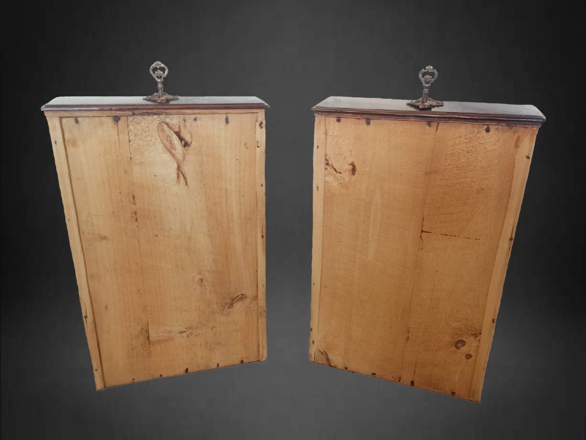 Scrivania Luigi XV in noce e palissandro-photo-3