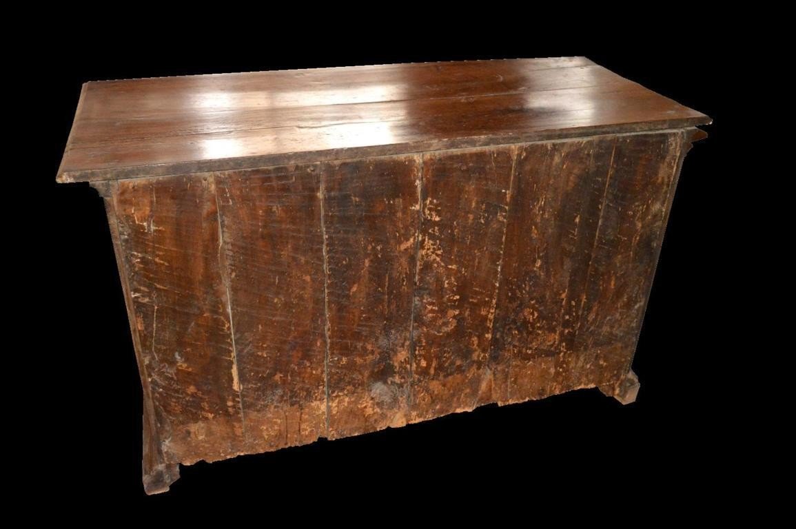 Cassettone canterano in noce Emilia XVIII-photo-4