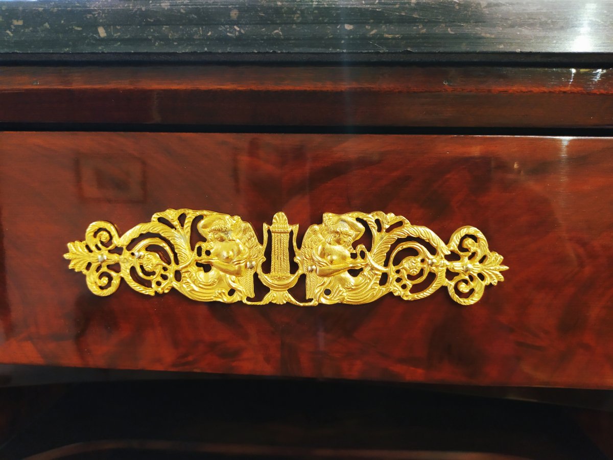 Secrétaire secretaire Empire En Acajou, France, XIX Siècle-photo-2