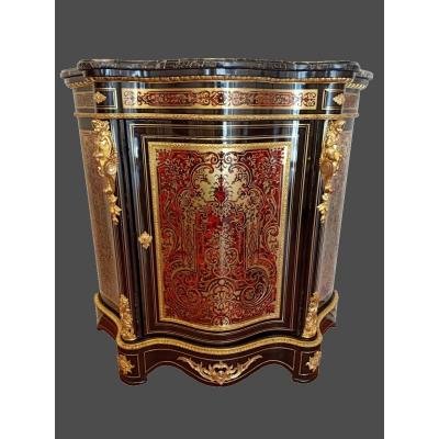Meuble d'Appui, Buffet à Hauteur époque Napoléon III, Marquterie Boulle