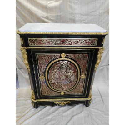 Meuble Buffet à Hauteur D’appui, époque Napoléon III, Marqueterie Boulle