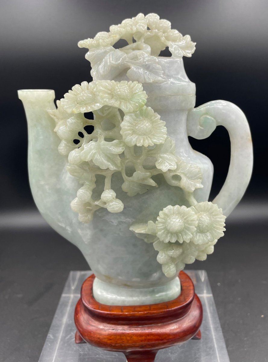 Teiera i giada celadon Cina XXsecolo