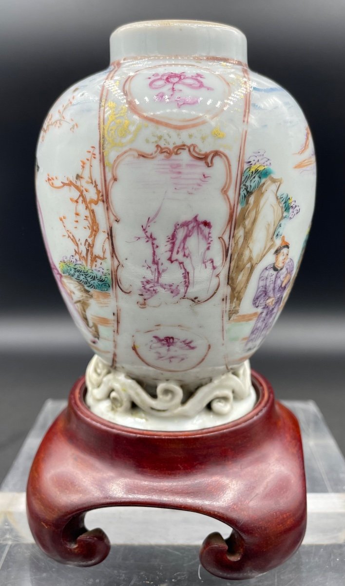 Piccolo vaso in porcellana Cina XVIII secolo-photo-2