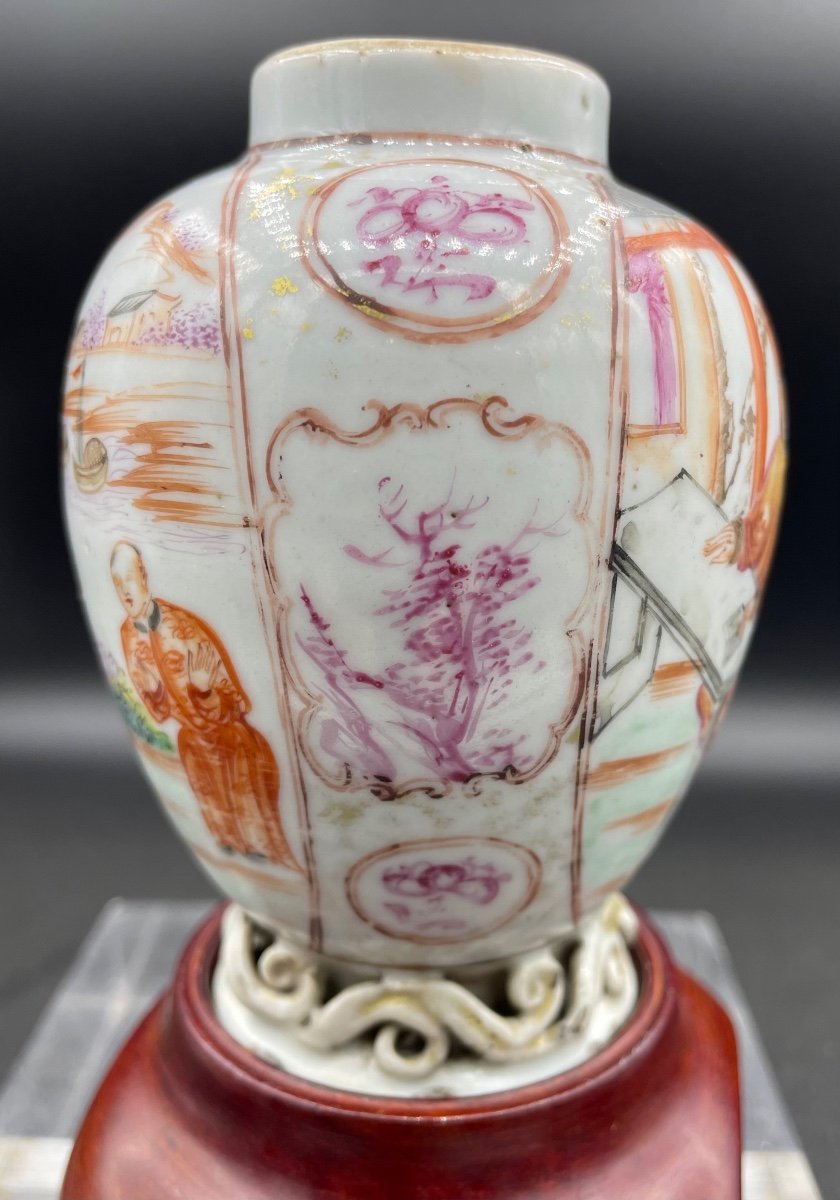 Piccolo vaso in porcellana Cina XVIII secolo-photo-4