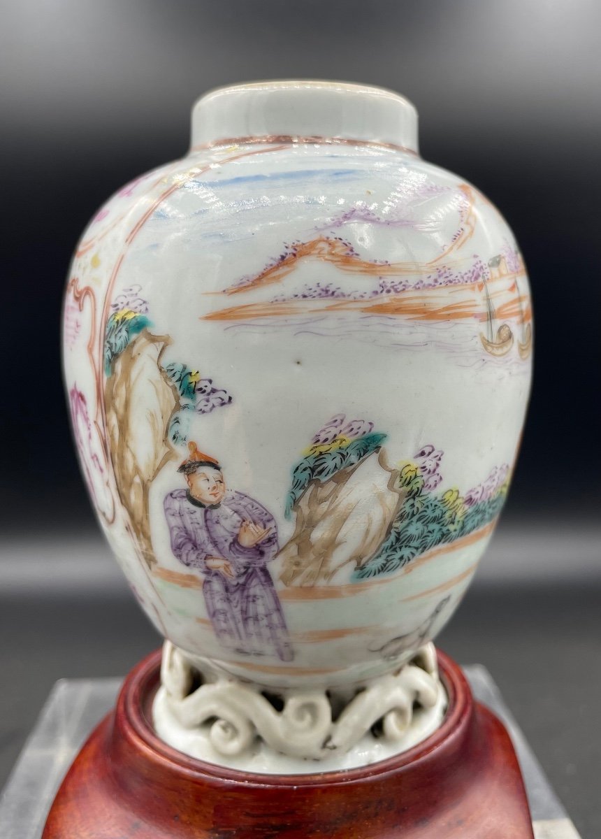 Piccolo vaso in porcellana Cina XVIII secolo-photo-1