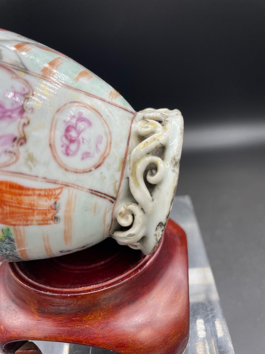 Piccolo vaso in porcellana Cina XVIII secolo-photo-4