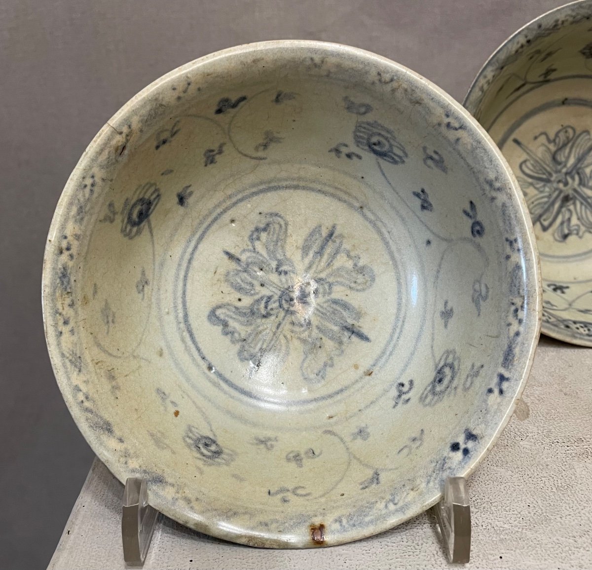 Coppia di ciotole in porcellana Cina dinastia Ming -photo-3