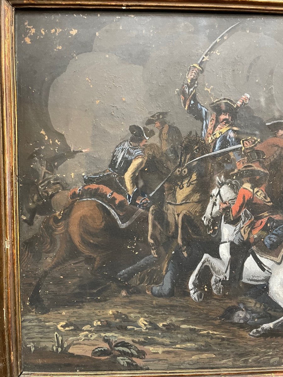 Coppia di battaglie francesi XVIIIsecolo-photo-1