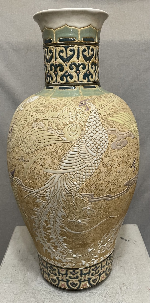 Vaso in ceramica Vietnam XXsecolo