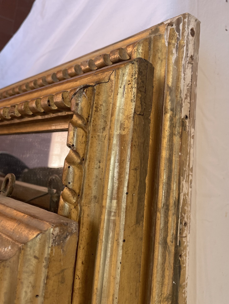 Quattro specchiere in legno dorato XIXsecolo-photo-2