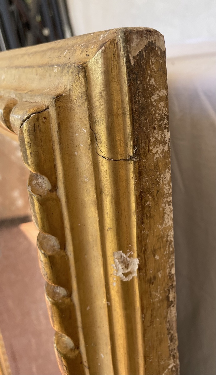 Quattro specchiere in legno dorato XIXsecolo-photo-3